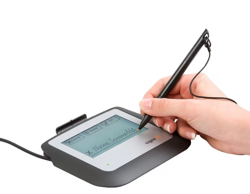 Signature Pad SR Gamma  mit int. USB/Seriell-Wandler